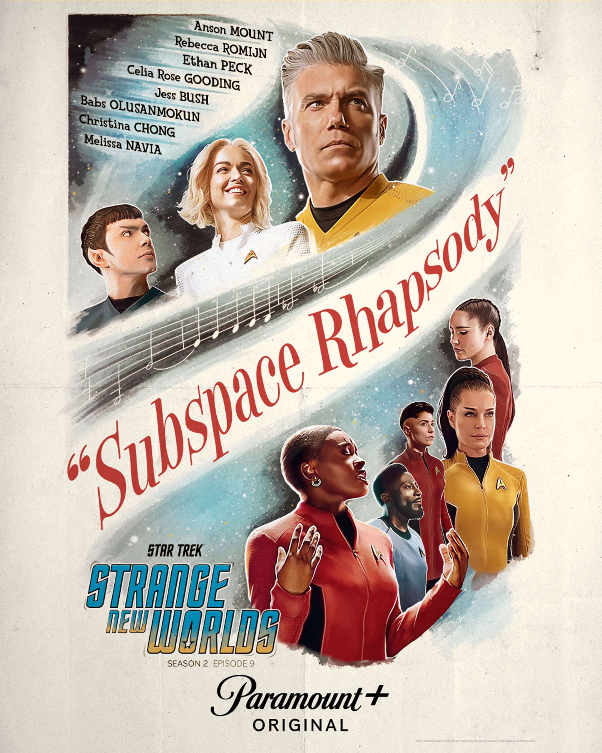 Star Trek: Strange New Worlds Season 2 | SDCC Musical Poster